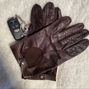 Men’s Leather Driving Gloves